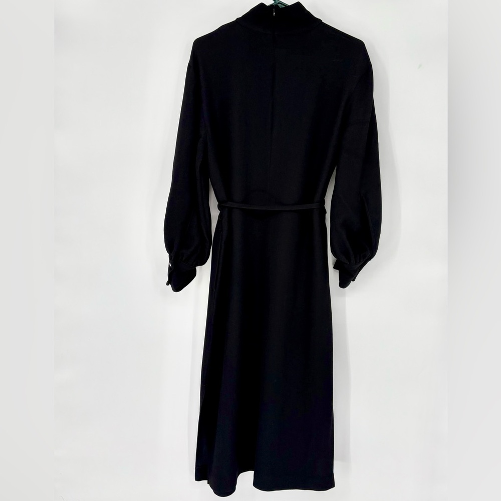 BANANA REPUBLIC CREPE MOCK-NECK MIDI DRESS - Picture 3 of 15